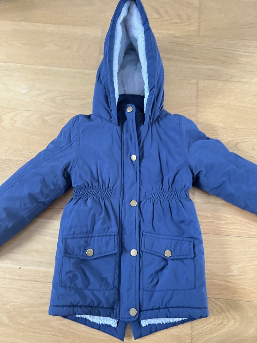 Vestes & Manteaux: Dirkje warme Jacke Blau Gr. 92/98 – D'occasion à Zollikerberg par Huglina 2