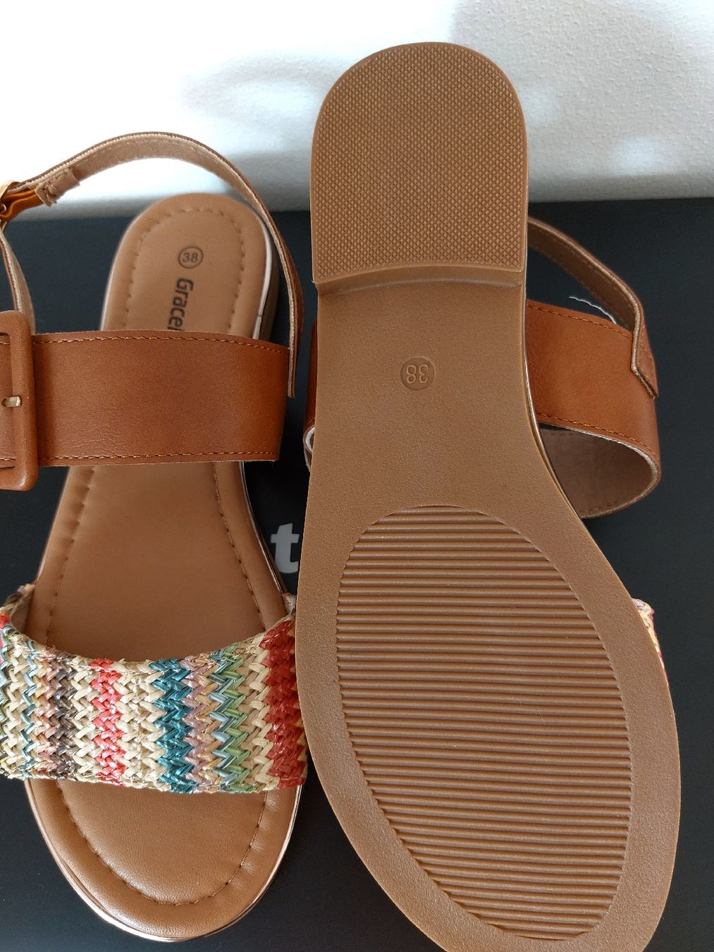 Graceland Scarpe da donna: NEUE Trend Sandalen Gr.38 – Nuovo e nell'imballaggio originale da Balsthal venduto da Trendline55 2