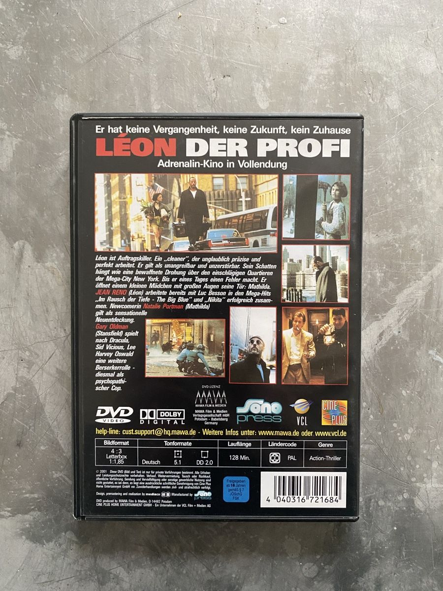 Léon Der Profi - Director's Cut DVD - Luc Besson [1994] (Gebraucht) in ...