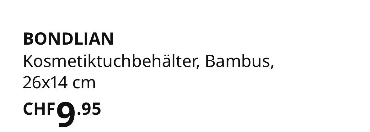 Sonstige Dekorationen & Accessoires: Kosmetiktuchbehälter, Bambus – Gebraucht aus Thürnen von Lilie37 4