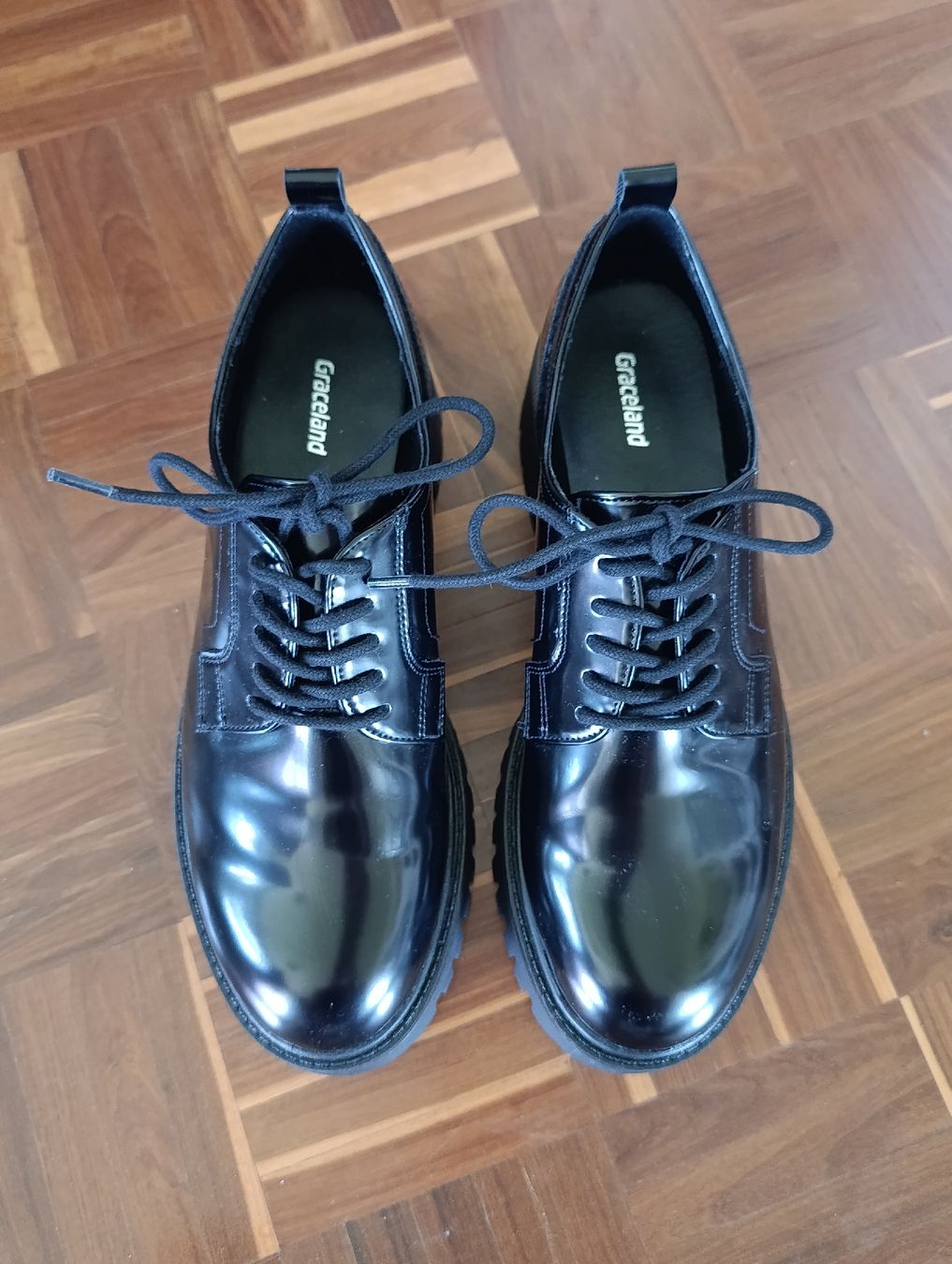Graceland Damenschuhe: Schnürschuhe schwarz Gr. 40 – Neu (gemäss Beschreibung) aus Baar von L.isa28 1
