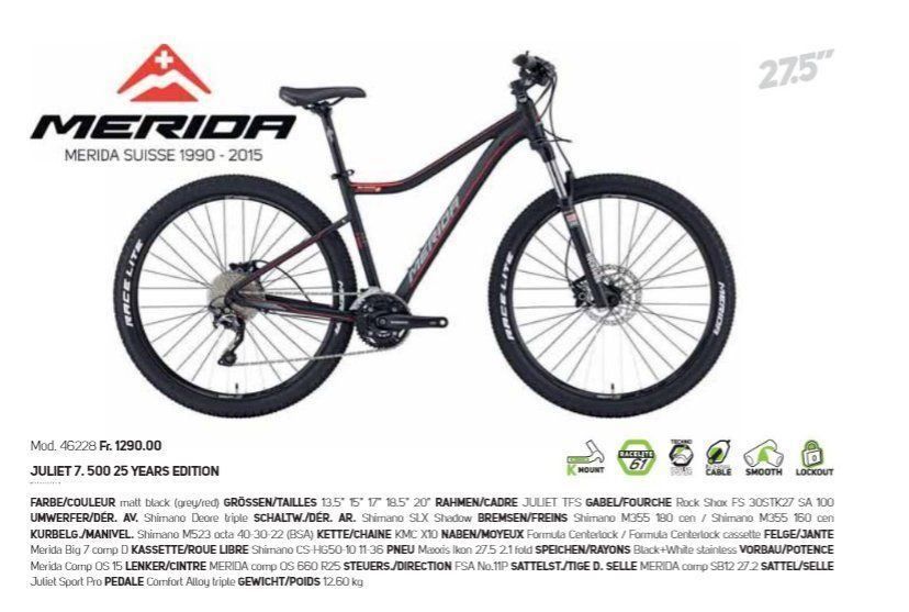 Merida cheap juliet 7500