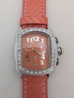 Hip Hop - Bling Bling Uhr in orange