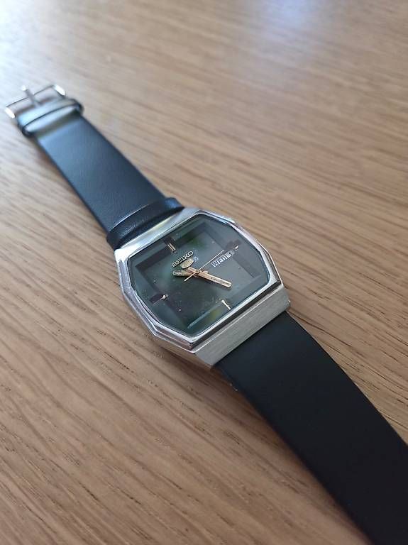 Seiko Orologi: Seiko 5 Automatic 6349 526A Vintage Cadran Vert – Usato da Genève venduto da kev_d8z5 3