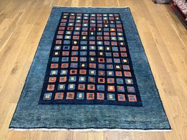 Wunderschöner Gabbeh 196*131 cm Perser Teppich handgeknüpft