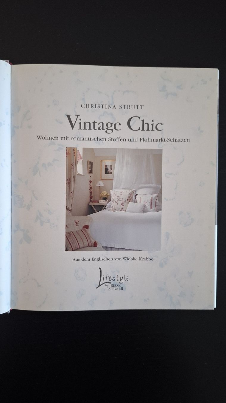 Libri: Wohnen•Einrichten•Vintage Chic•Busse Seewald – Usato da Ottenbach venduto da Rasenmaeeher 2