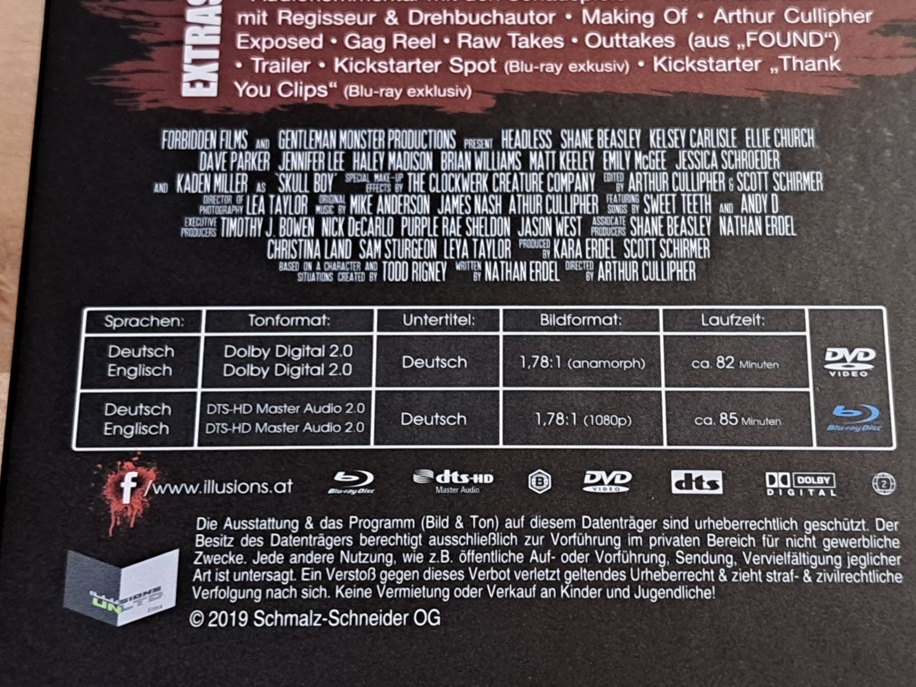 Tutti i DVDs: Mediabook Headless mit Blu-ray und DVD – Nuovo (secondo la descrizione) da Unterseen venduto da Kanica 3