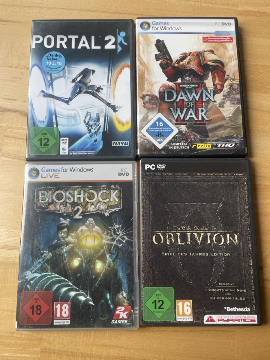 Spiele: PC Spiele Portal, Oblivion, Bioshock, DoW – Gebraucht aus Zürich von toe_7gmv