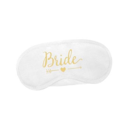 NEUE Schlafmaske für die BRAUT weiss - 220099