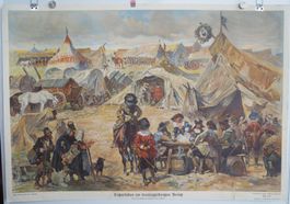 ⭐Schulwandbild „Lagerleben im dreissigjährigen Krieg“