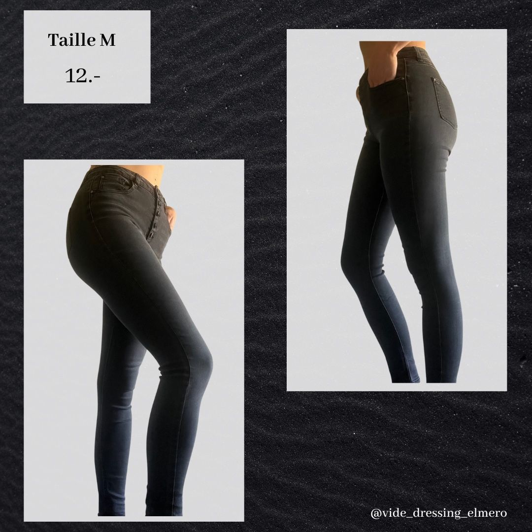 Pantaloni: Pantalon gris/noir – Usato da Massonnens venduto da Rebelle88 1