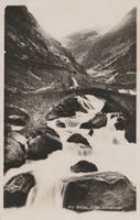 P 13 Alte Brücke in der Schöllenen, 1920