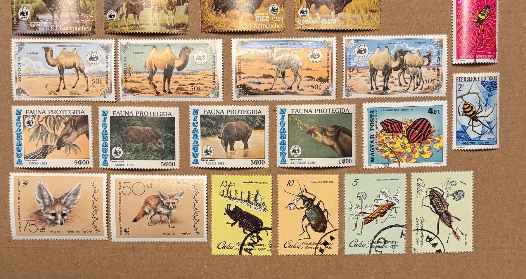Alle Briefmarken: 27 verschiedene Briefmarken div. Länder mit Wildtieren – Gebraucht aus Baar von bricksandmore 3