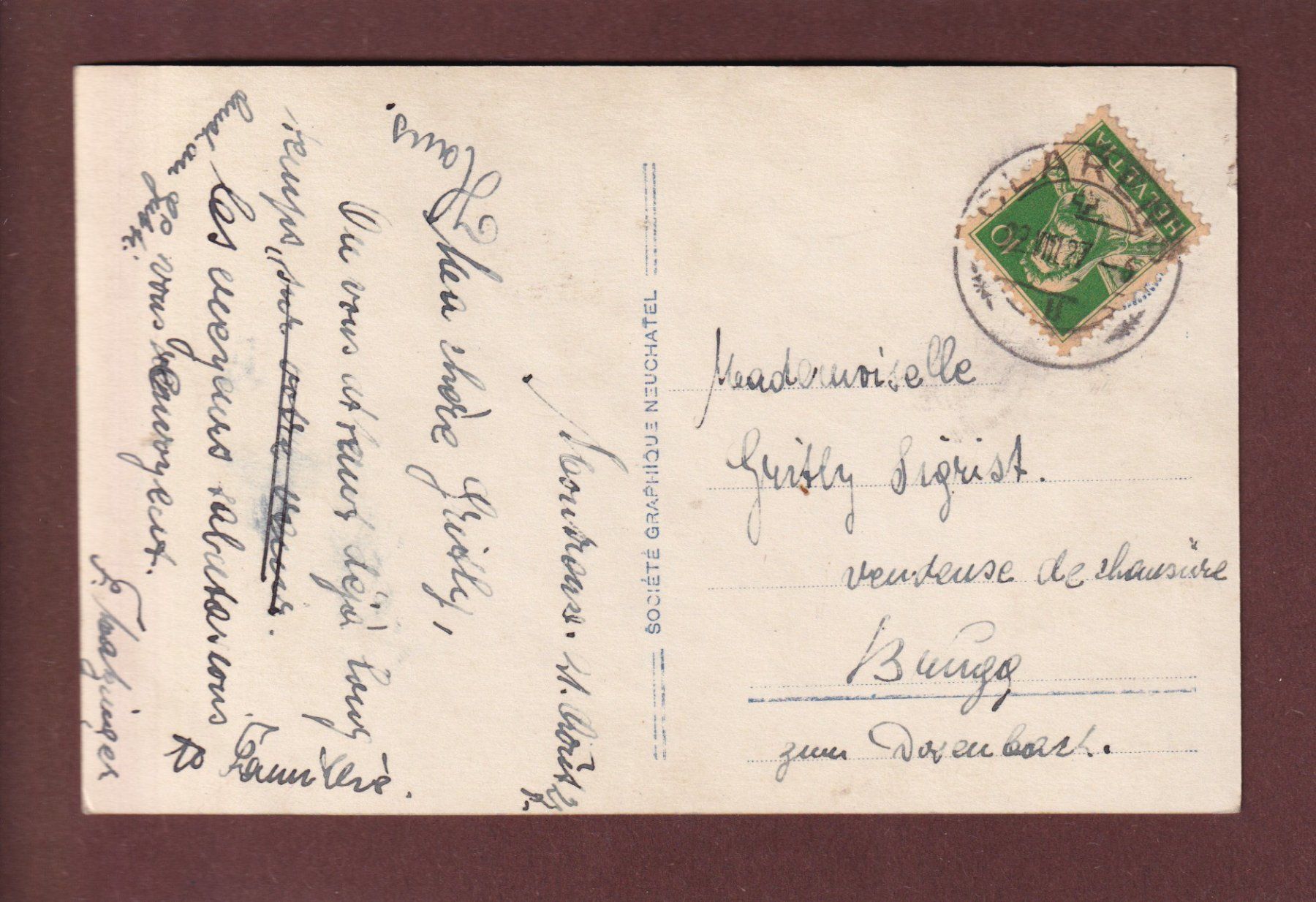 Cartoline postali: MONTREUX depuis le Lac – Usato da Pully venduto da nicecards 1