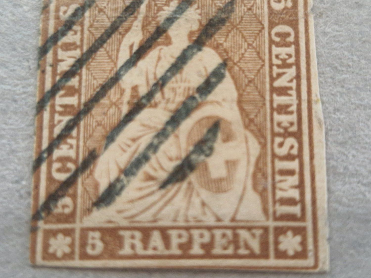 Alle Briefmarken: Strubel 22C, signiert, ab 1.- – Gebraucht aus Burgdorf von Glossy01 2