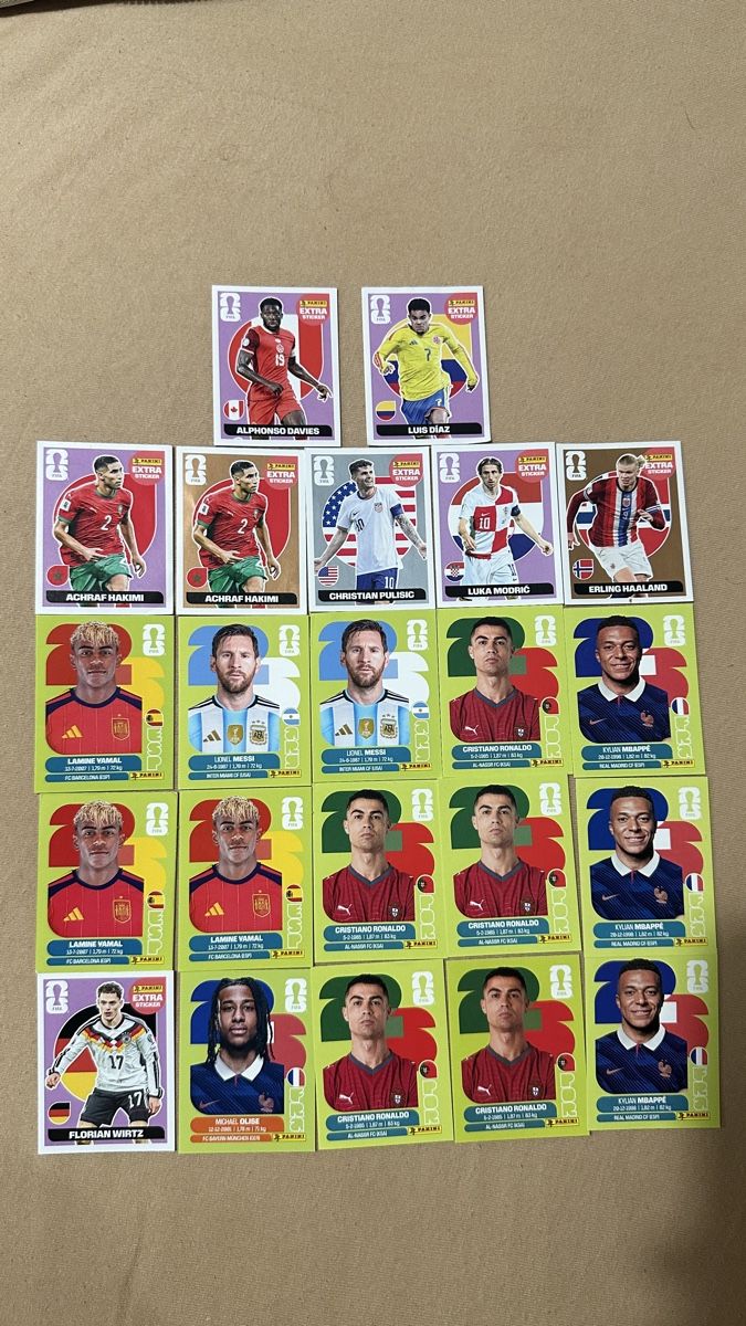 Panini Carte collezionabili: Panini/Extra/Ronaldo/Messi/Mbappe/Haaland – Nuovo (secondo la descrizione) da Uster venduto da Haki.vhc