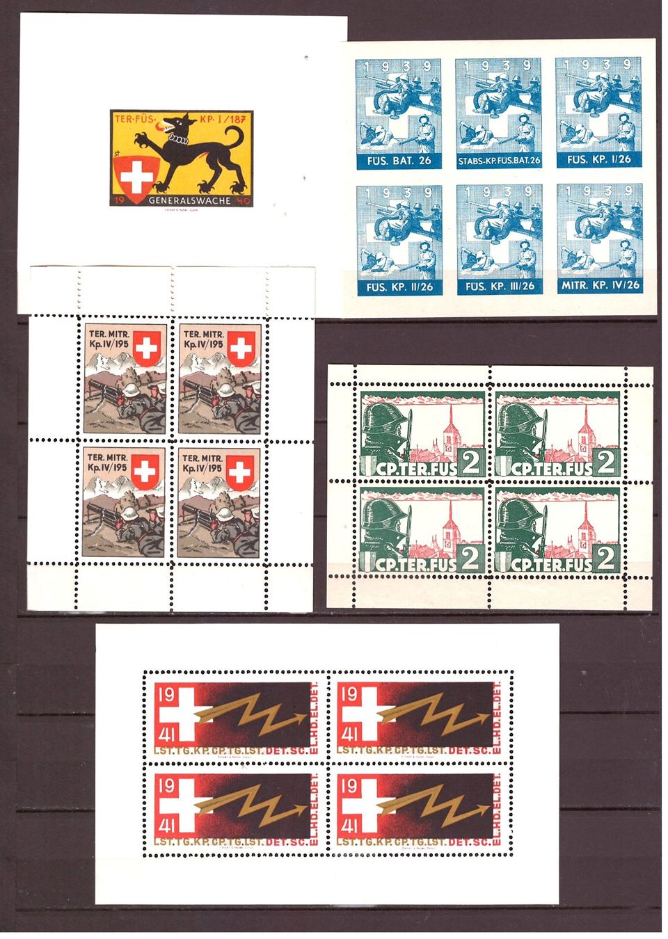 Tous les timbres: # 127 --- SOLDATENMARKEN – D'occasion à Dübendorf par Piero2
