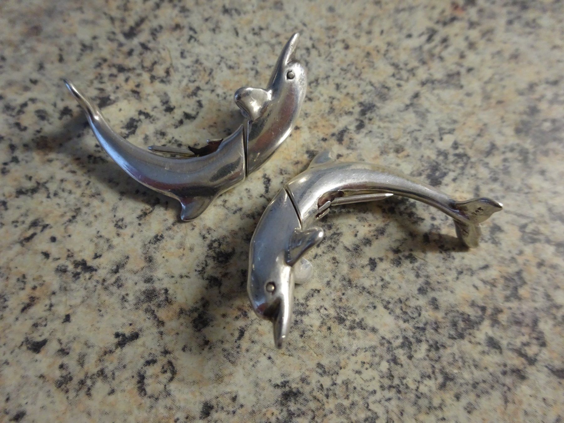 Orecchini pendenti & Orecchini a lobo: Delfin Ohrstecker / 925 Silber – Usato da Esslingen venduto da FetteSchnecke 2
