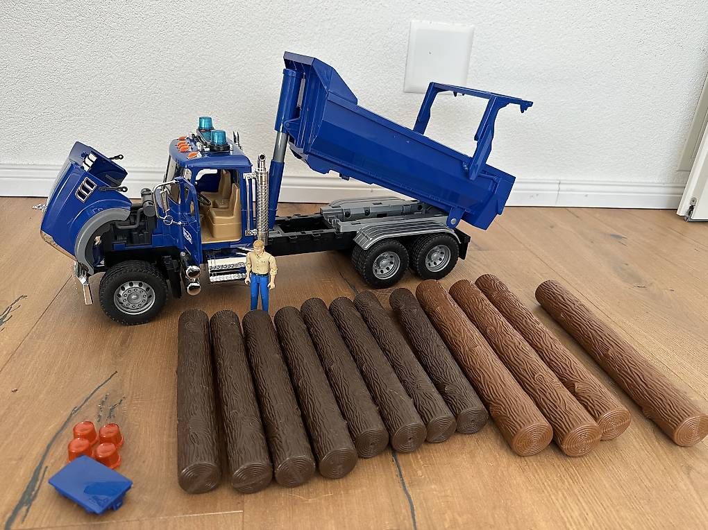 Bruder Giocattoli: Bruder MACK Granite Halfpipe Kipp-LKW 02823 – Usato da Buchs SG venduto da pessego2008 1