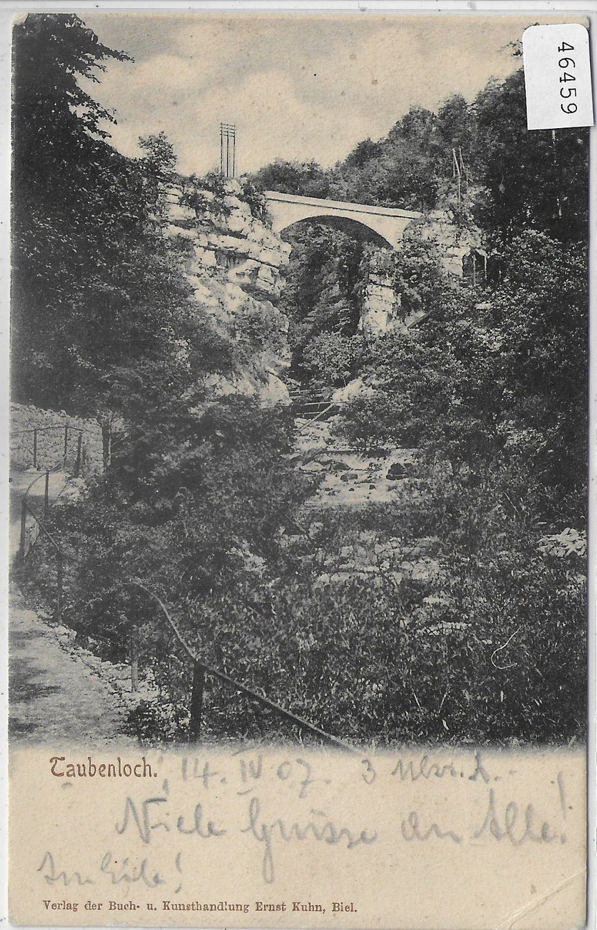 Ansichtskarten: Taubenloch - Brücke – Neu und originalverpackt aus Ettingen von Kartenplanet