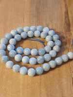 1 Strang Natürliche 7A Aquamarin Perlen 8 mm