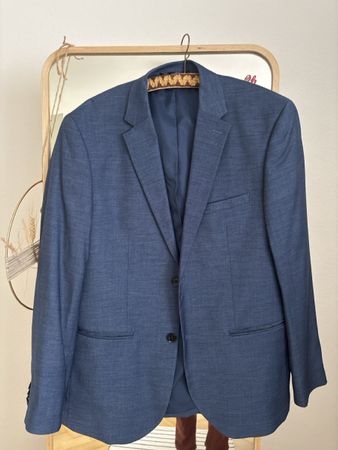 Herren Anzug blau zweiteilig in gutem Zustand