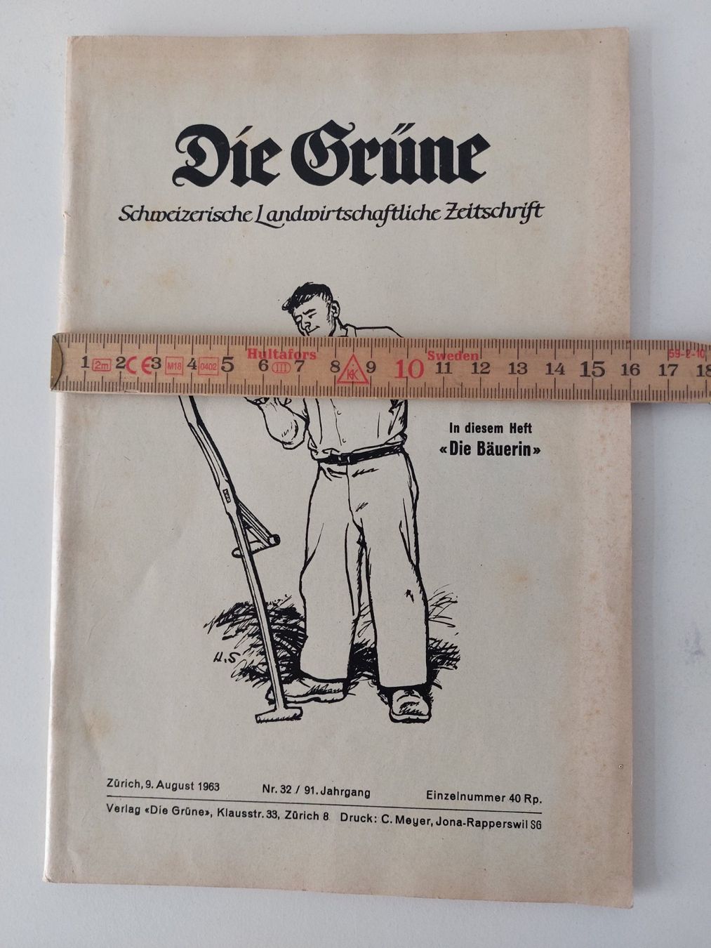 Schilter Trattori: Werbung Aecherli Unimog Aebi John Deere Bucher Traktor 1963 – Usato da Schenkon venduto da Elbarto007 4