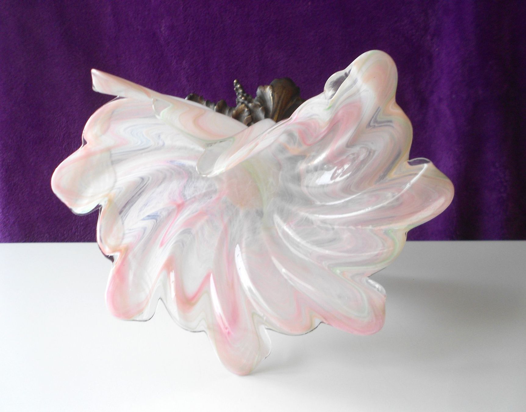 Bicchieri: Exquisite Jugendstil Glas Schale um 1900 – Usato da Dübendorf venduto da ArtExpression 8