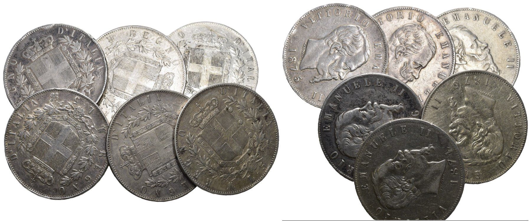 Tutti le monete: Italien Lot Silber – Usato da Bern venduto da numismatictops