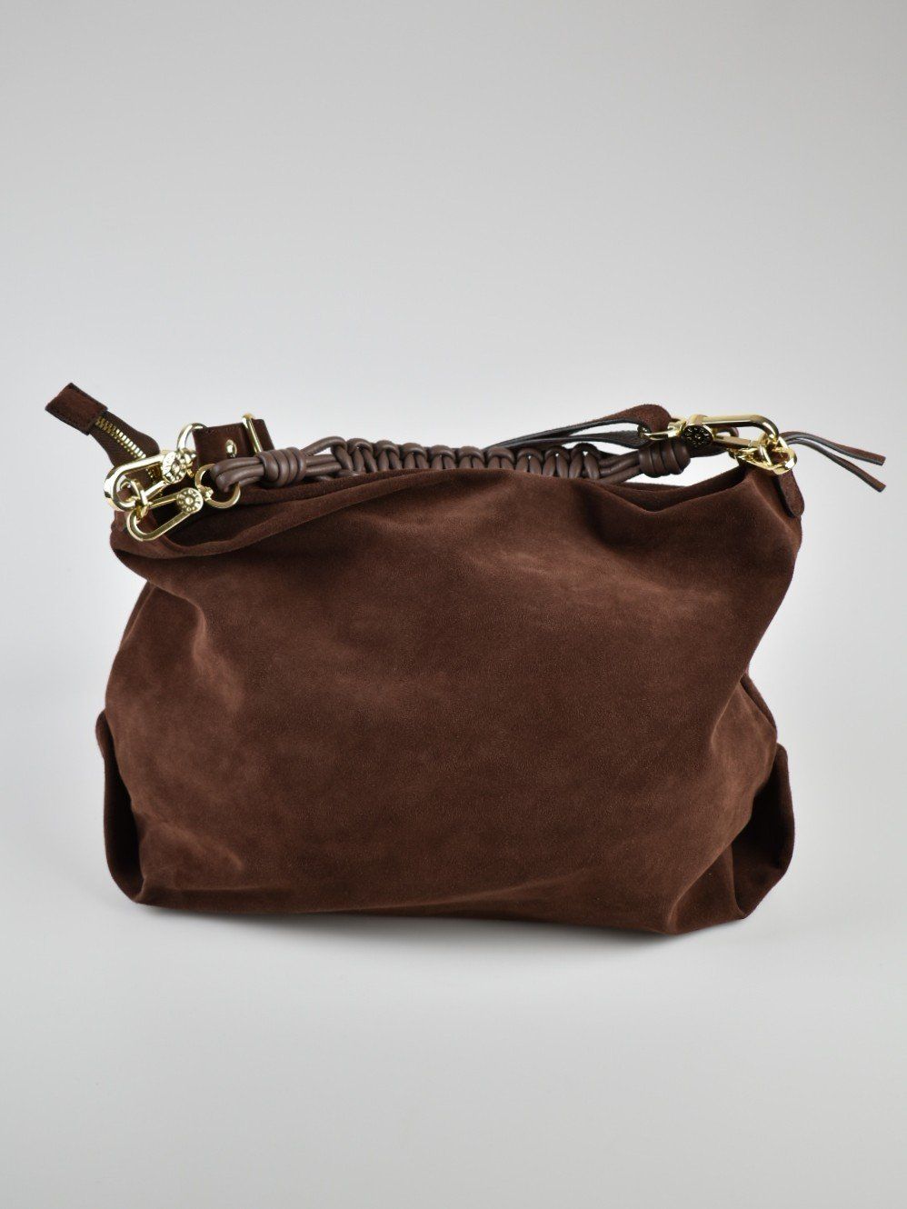 Abro Borse da donna: Abro Soley Handtasche, dunkelbraun, Wildleder – Usato da Nürensdorf venduto da 2ND_STORY 2