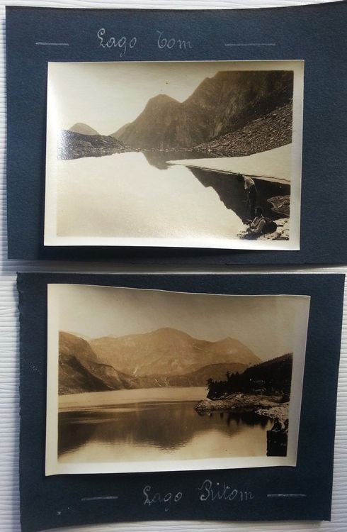2 Fotos Lago Ritom & Lago Tom, Quinto TI, 1925 (Gebraucht) in Oberriet ...