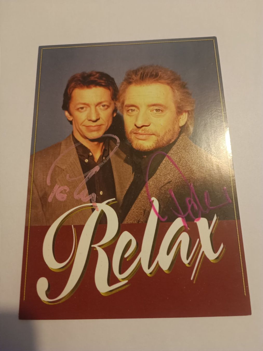 Autographes: Relax - signierte Autogrammkarten – D'occasion à Menziken par Artographs