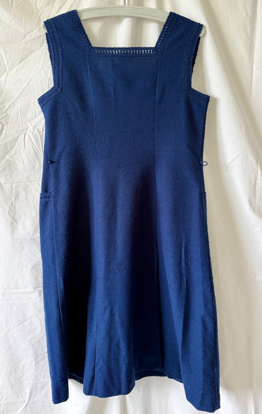 Hanro Vestiti: Dunkelblaues Frottee-Trägerkleid – Usato da Oberrieden venduto da pet_n2c2 3