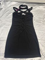 Minikleid Figurbetont schwarz Partykleid Gr S NEU