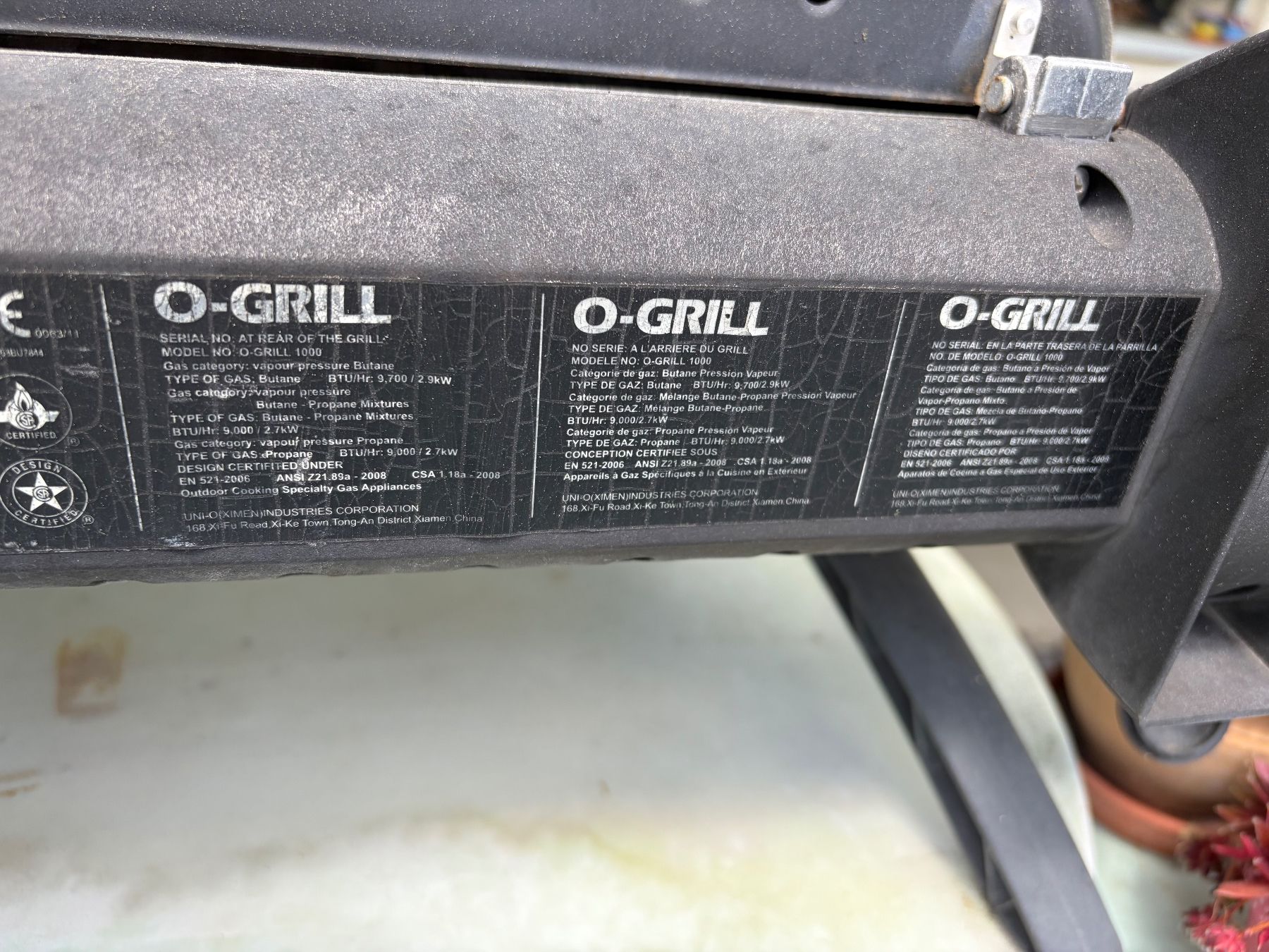 Griglie: O Grill 1000 portable LP Gas Grill – Usato da Luzern venduto da Lampion 5