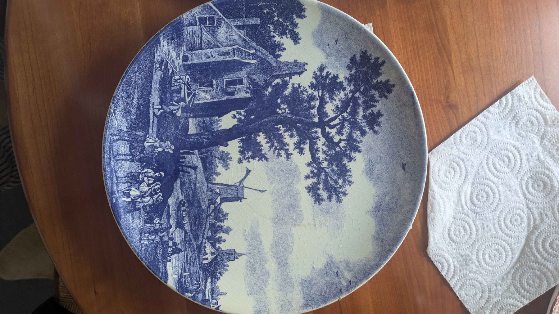 Teller: Blaue Delft Teller – Gebraucht aus Basel von royam91
