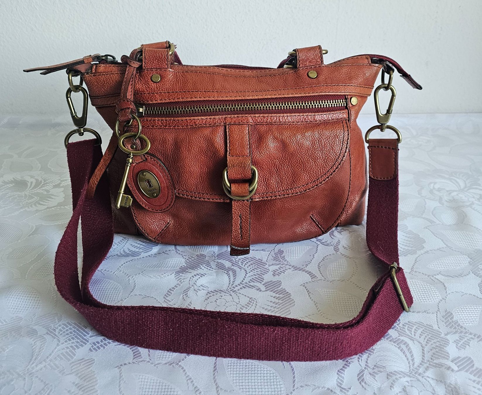 Fossil Borse da donna: *FOSSIL * Damen Handtasche oder Umhängetasche Leder – Usato da Bronschhofen venduto da Xena37 1
