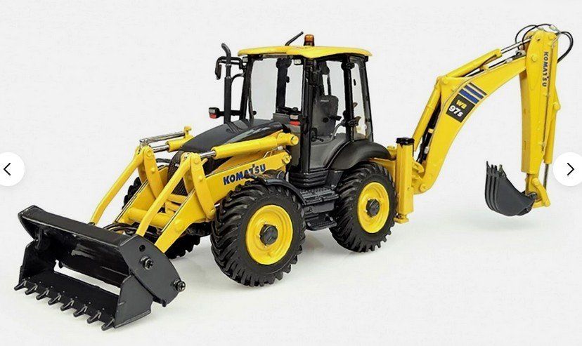 Komatsu Kit di modellismo & Modellini statici: UH 8139 Komatsu WB97S – Nuovo e nell'imballaggio originale da Dagmersellen venduto da FBM-Bacheli