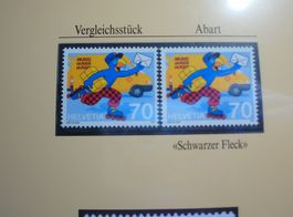 Abart 1997 **,  Globi, "Schwarzer Fleck"
