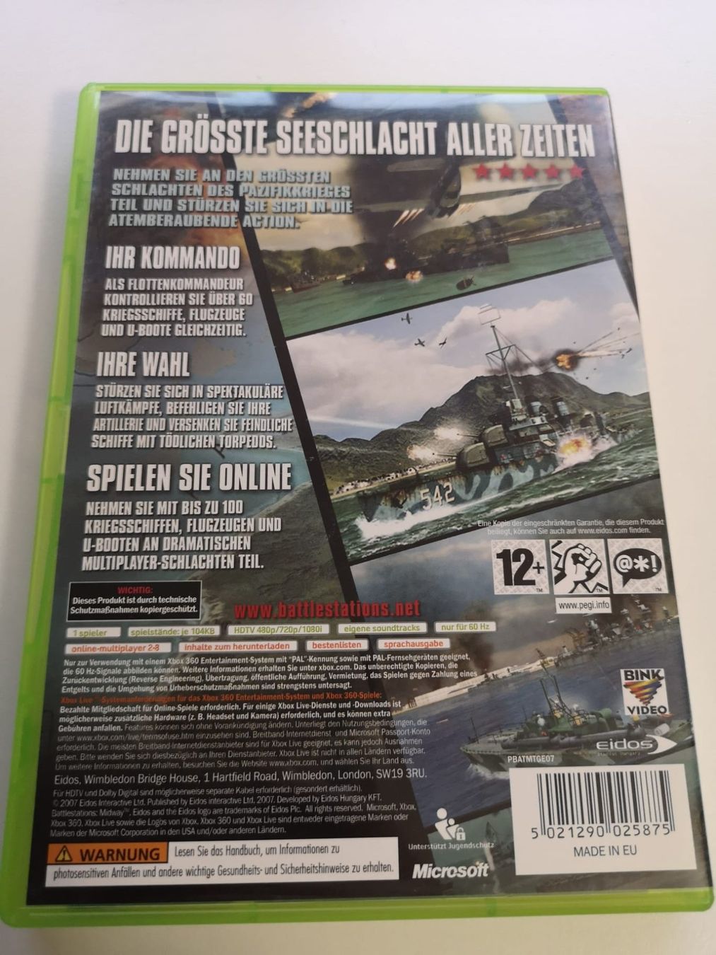 Spiele: Battlestations Midway (XBOX 360) – Gebraucht aus Herisau von Seyashop1 2