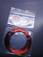 Kupferlackdraht 0.2mm 115m rot