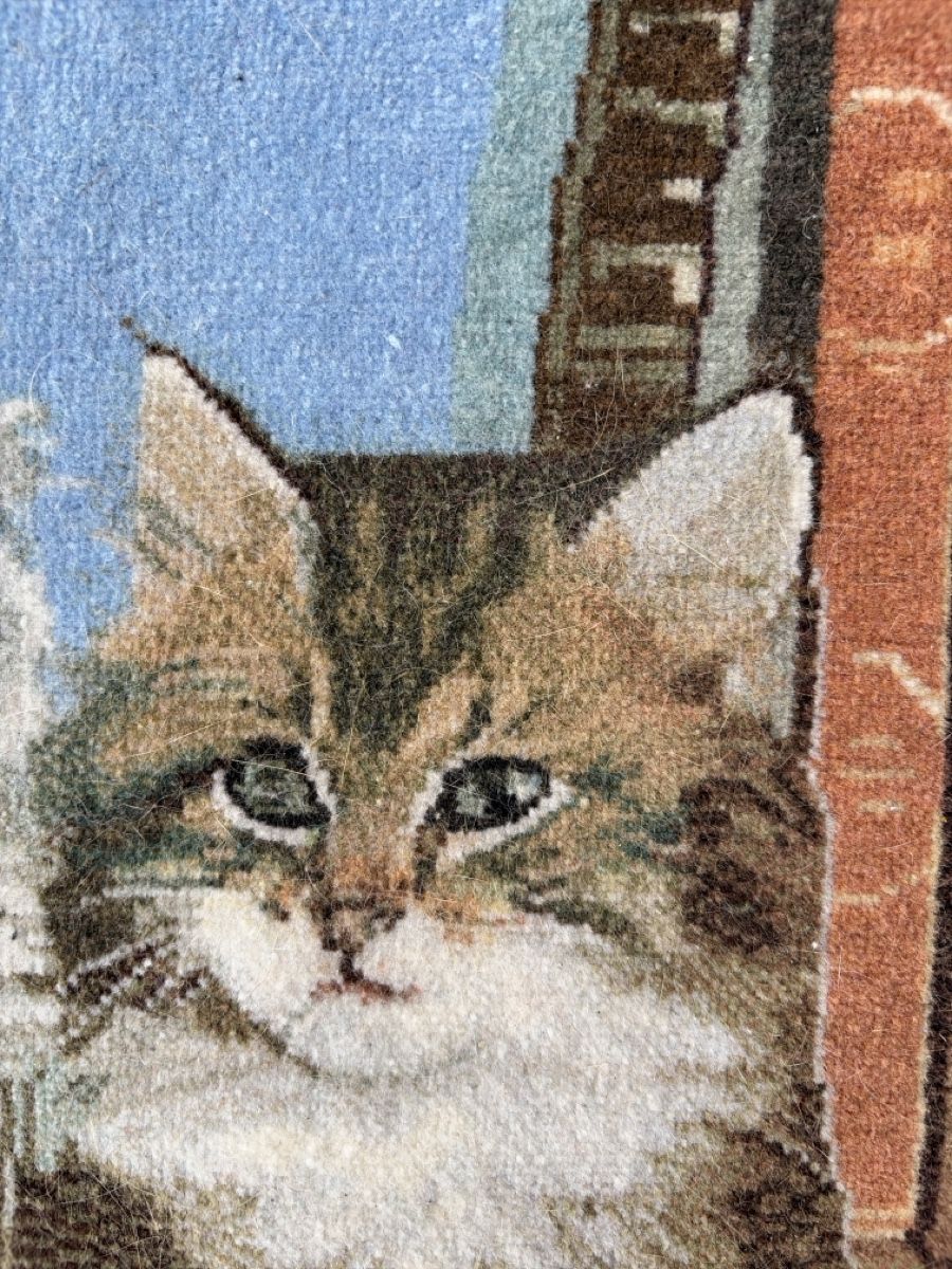 Teppiche: Tabriz Iran Katzen Motiv  – Neu (gemäss Beschreibung) aus Wängi von Tesimo 3