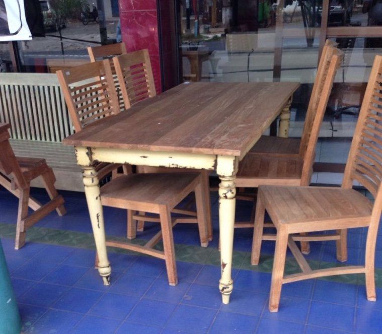 Set di tavolo e panche: SET Sitzgruppe Esstisch Sitzgarnitur Küchentisch Holztisch – Nuovo e nell'imballaggio originale da Daisendorf venduto da Wohn-Kult 1