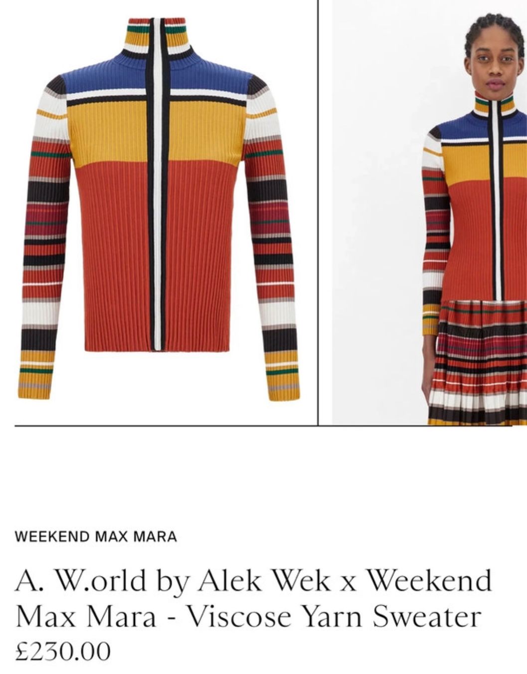 Max Mara Pullover & Sweatshirts: Max Mara feiner Pullover A. W.orld by Alek Wek selten – Neu und originalverpackt aus Faulensee von Liebes_Kind_2019 3