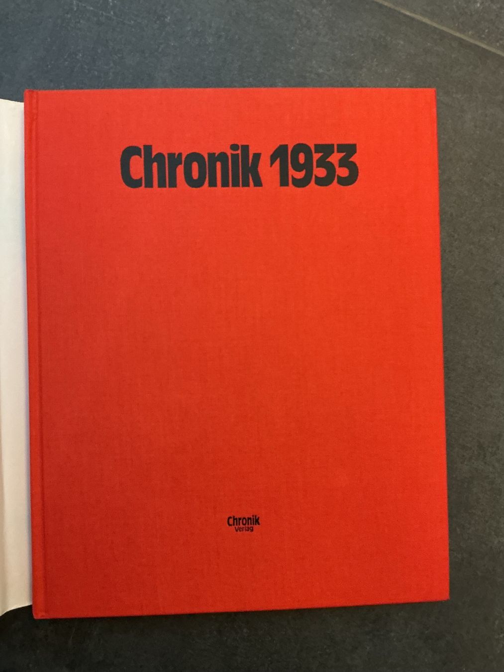 Bücher: Chronik 1933 Buch – Neu (gemäss Beschreibung) aus Horw von adler65 6