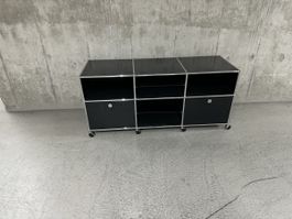 Schwarzes USM Haller Sideboard in sehr gutem Zustand
