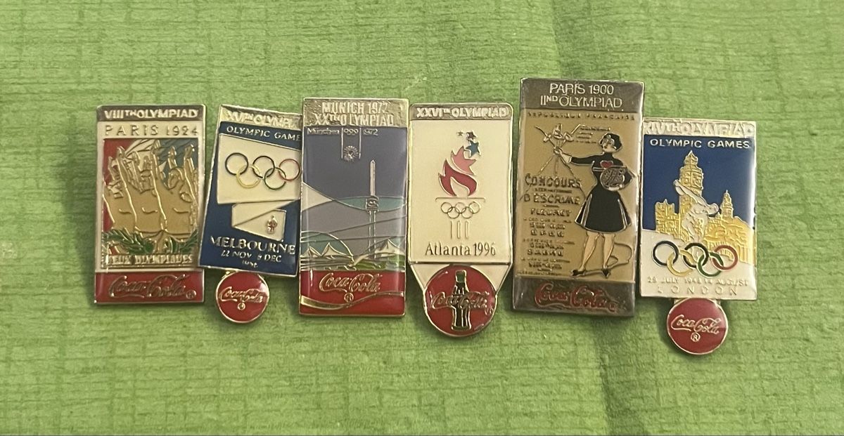 Placchette & Badge: Olympia Coca-Cola PIN – Usato da Itingen venduto da Bebbi6569