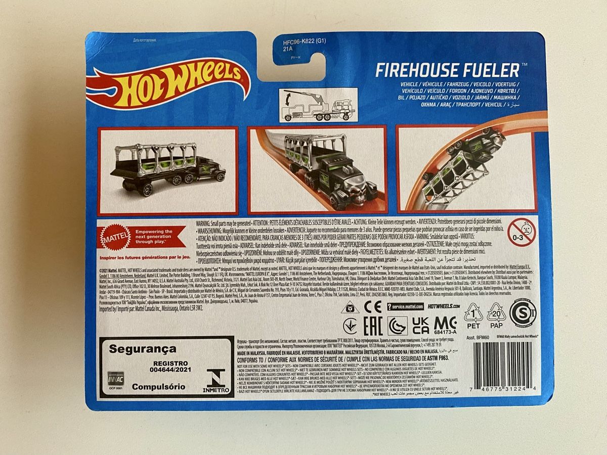 Hot Wheels Modellini d'auto: Hot Wheels Firehouse Fueler – Nuovo e nell'imballaggio originale da Oberembrach venduto da theZaz 1