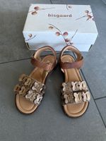 Neue Bisgaard Leder-Sandalen Cana Gold