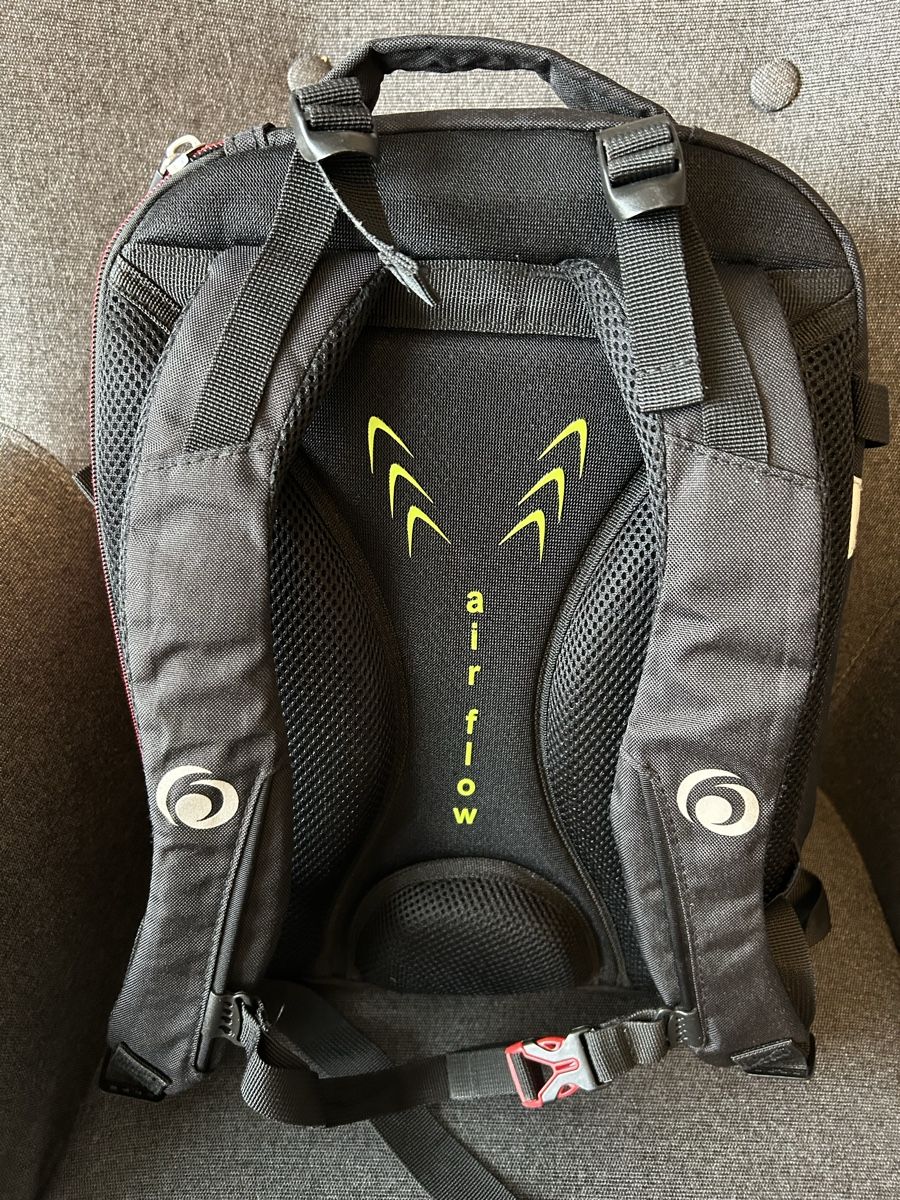 Herlitz Borse & Zaini: Herlitz Schulrucksack  Rot/Schwarz - 4 Fächer! – Usato da Wolhusen venduto da eve_m6cg 2